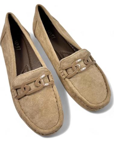 Woman Mocasines TIMBOS MOCASIN TRAVILLA PALA MUJER KAKI 130556  MARRóN