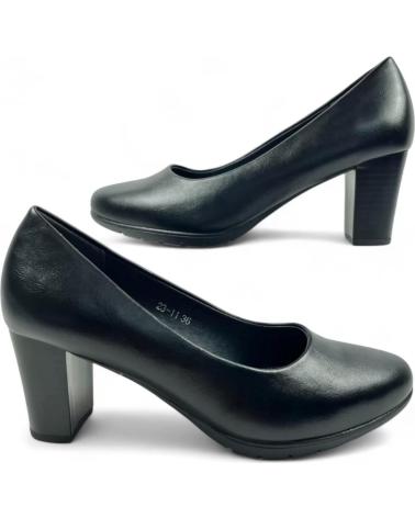 Zapatos TIMBOS  de Mujer SALON TACON VESTIR MUJER 130553  NEGRO