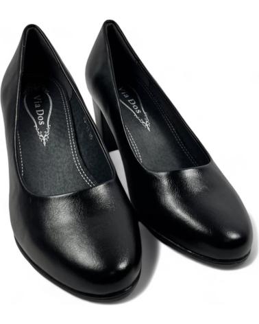 Zapatos TIMBOS  de Mujer SALON TACON VESTIR MUJER 130553  NEGRO