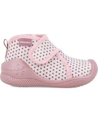 Neonato BIOMECANICS  per Bambina PANTUFLAS PARA NINA 241157 TOPOS  ROSA