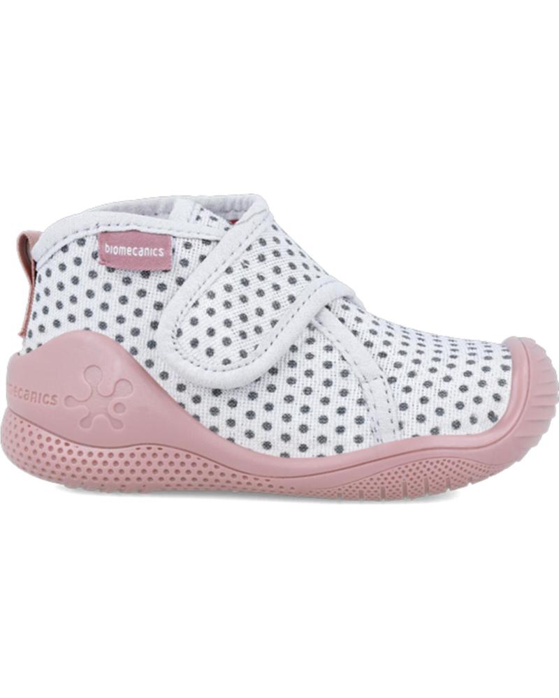 Baby BIOMECANICS  für Mädchen PANTUFLAS PARA NINA 241157 TOPOS  BLANCO