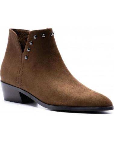 Botins CORINA  de Mulher BOTIN RASO  CASTANHO