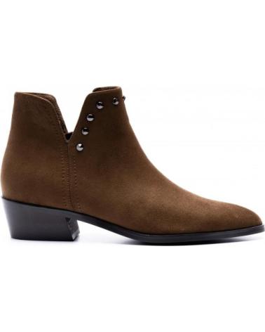 Botins CORINA  de Mulher BOTIN RASO  CASTANHO