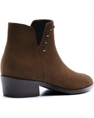 Botins CORINA  de Mulher BOTIN RASO  CASTANHO