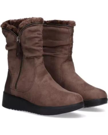 Botas AMARPIES  de Mujer BOTA CREMALLERA PARA MUJER AJH27167 COLOR  TAUPE