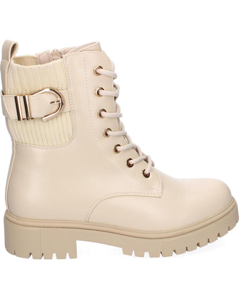 Botas PUNTOSALAO  de Mujer BOTAS MILITARES COMODAS HEBILLA PARA MUJER COLOR BEIGE 2418  VARIOS COLORES