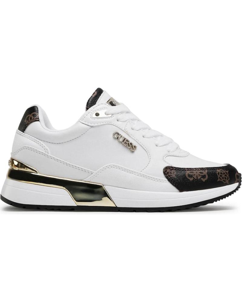 Zapatillas deporte GUESS  de Mujer MOXEA-ACTIVE LADY-LEATHER LIKE FL5MOX FAL12  BLANCO