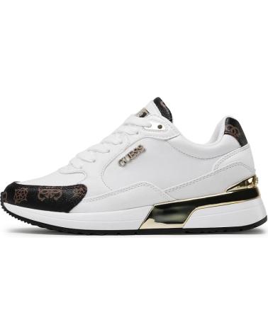 Zapatillas deporte GUESS  de Mujer MOXEA-ACTIVE LADY-LEATHER LIKE FL5MOX FAL12  BLANCO