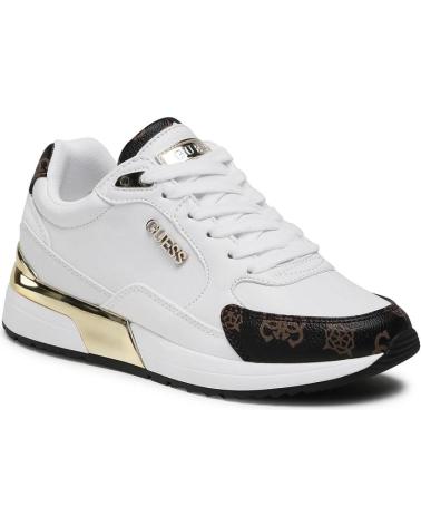 Zapatillas deporte GUESS  de Mujer MOXEA-ACTIVE LADY-LEATHER LIKE FL5MOX FAL12  BLANCO