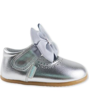 Schuhe ANGELITOS  für Mädchen ZAPATO LAZO PIEL CHAROL RESPETUOSO 1541  PLATA