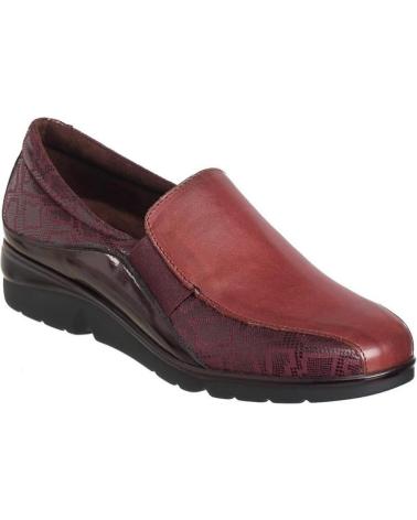 PITILLOS LOAFERS 10000 BURGUNDY WITH SIDE ELASTICS ROJO