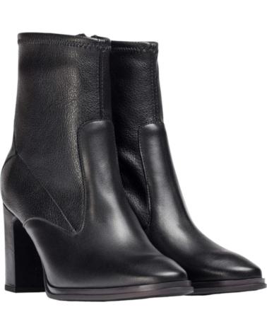 Botins WONDERS  de Mulher BOTAS PIEL NEGRAS  ISY-JUNEAU-NEGRO