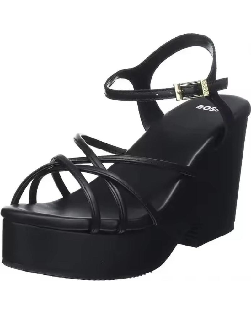 Sandálias HUGO BOSS  de Mulher SANDALIA BOSS CATE WEDGE  NEGRO