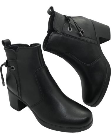 Botins MYSOFT  de Mulher BOTIN PIEL MUJER 24M821  NEGRO