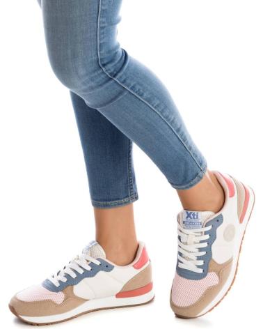 Zapatillas deporte XTI  de Mujer ZAPATILLA DEPORTE TONOS PASTELES  BEIG ROSA