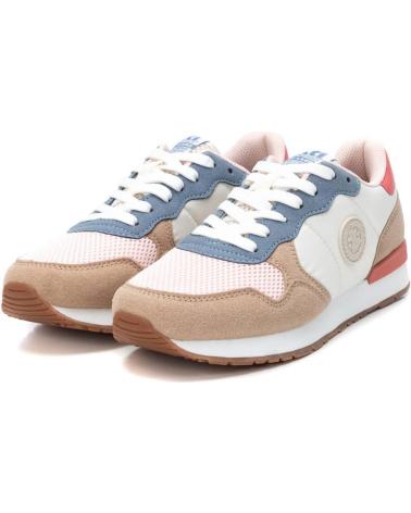 Zapatillas deporte XTI  de Mujer ZAPATILLA DEPORTE TONOS PASTELES  BEIG ROSA