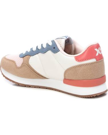 Zapatillas deporte XTI  de Mujer ZAPATILLA DEPORTE TONOS PASTELES  BEIG ROSA