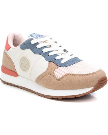 Zapatillas deporte XTI  de Mujer ZAPATILLA DEPORTE TONOS PASTELES  BEIG ROSA