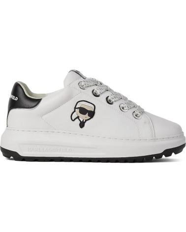 Zapatillas deporte KARL LAGERFELD  pour Femme ZAPATILLAS KAPRI LUG KARL NFT LO LACE  BLANCO