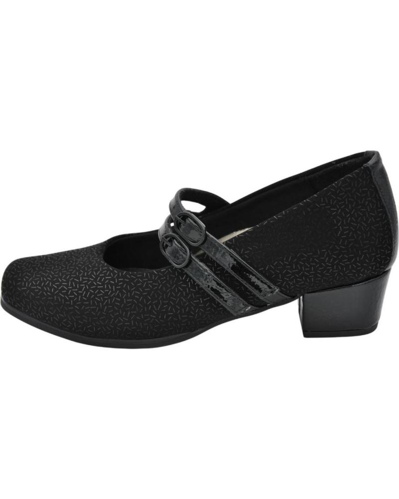 Zapatos de Mujer D`CUTILLAS DOCTOR CUTILLAS - SALON DE PIEL PARA MUJER PARA PLANTILLAS NEGRO