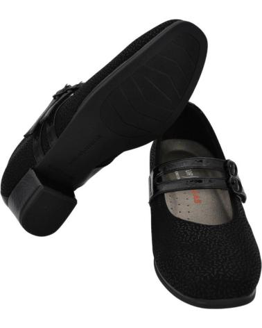 Zapatos de Mujer D`CUTILLAS DOCTOR CUTILLAS - SALON DE PIEL PARA MUJER PARA PLANTILLAS NEGRO