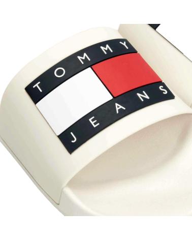 TOMMY JEANS EM0EM01191 TCR WHITE SLIDE SANDALS BLANCO