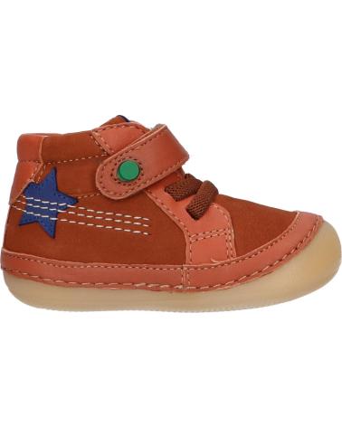 Chaussures KICKERS  pour Fille et Garçon 972440-10 SOKISTIC  116 CAMEL ETOILE