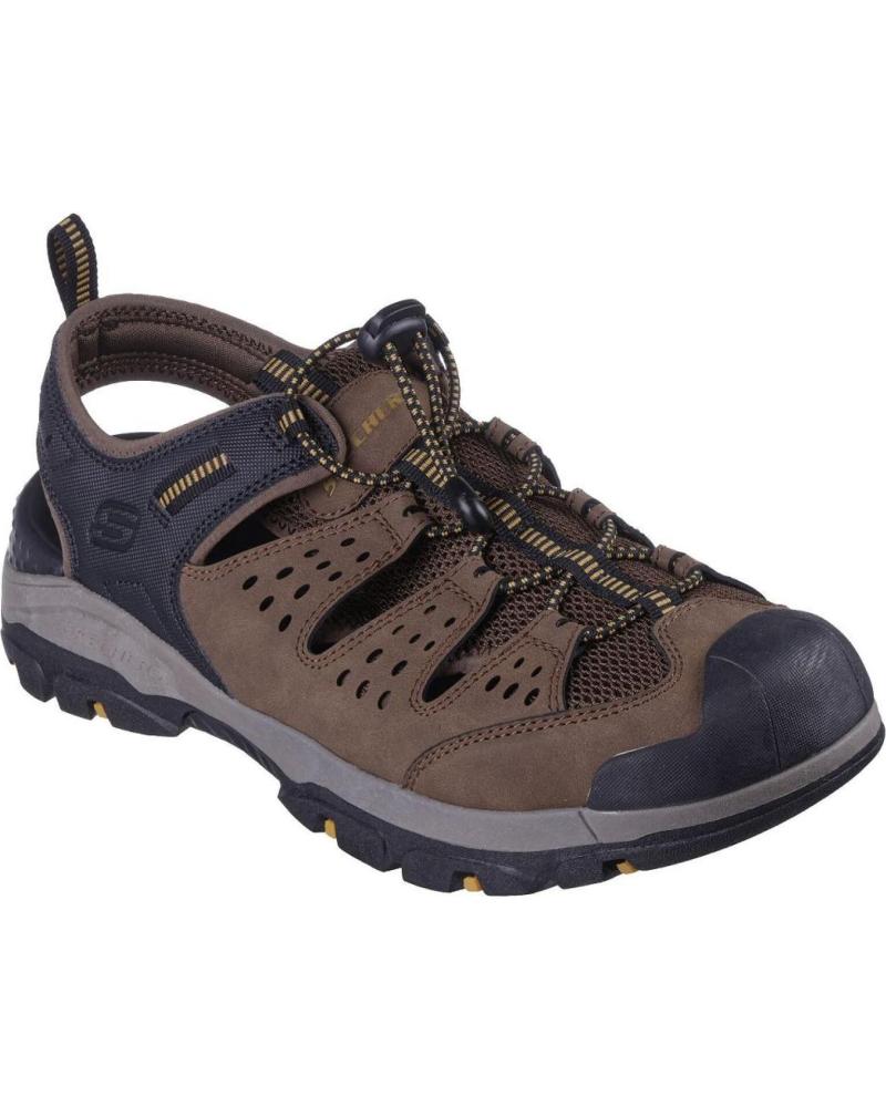 skechers sandals hombre marron
