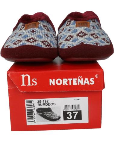 Hausschuhe NORTEÑAS  für Damen 35-192  BURDEOS