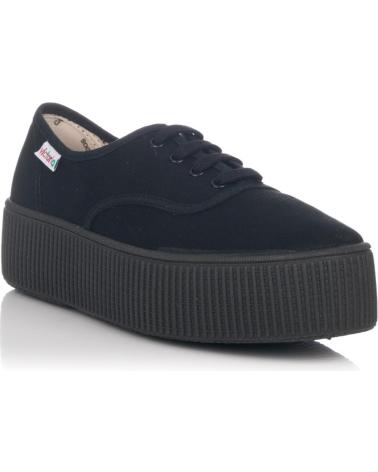 Woman Trainers VICTORIA ZAPATILLAS DE LONA NEGRAS 116101 NEGRO