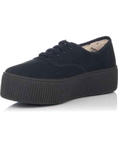 Woman Trainers VICTORIA ZAPATILLAS DE LONA NEGRAS 116101 NEGRO