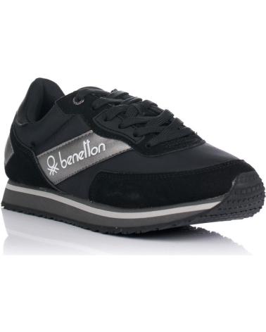 Scarpe sport per Donna BENETTON SNEAKERS BMT 123111 NEGRO