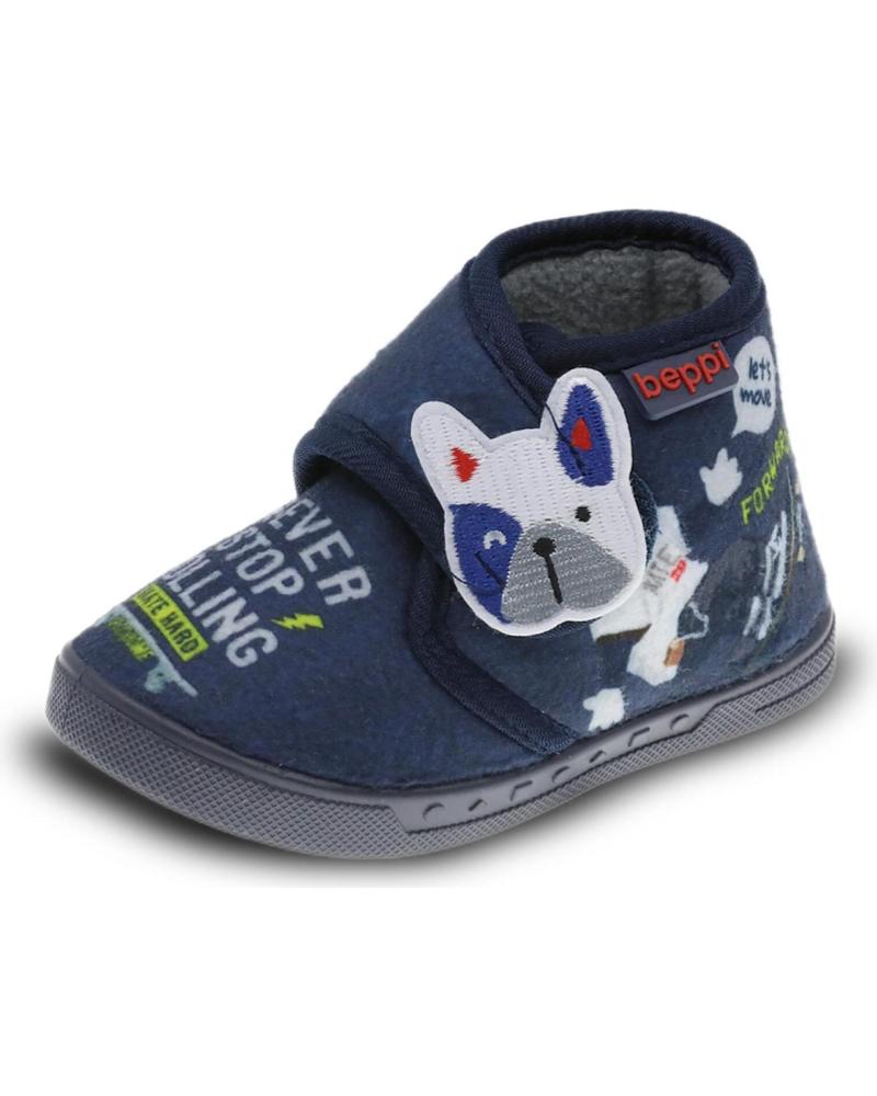 Hausschuhe BEPPI  für Mädchen und Junge PANTUFA  NAVY BLUE