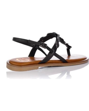 Sandalias de Mujer PORRONET SANDALIAS PLANAS 2821 NEGRAS NEGRO