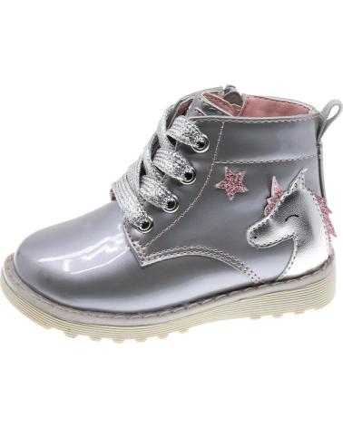 Deportivas BEPPI  de Niña BOTA CASUAL  SILVER