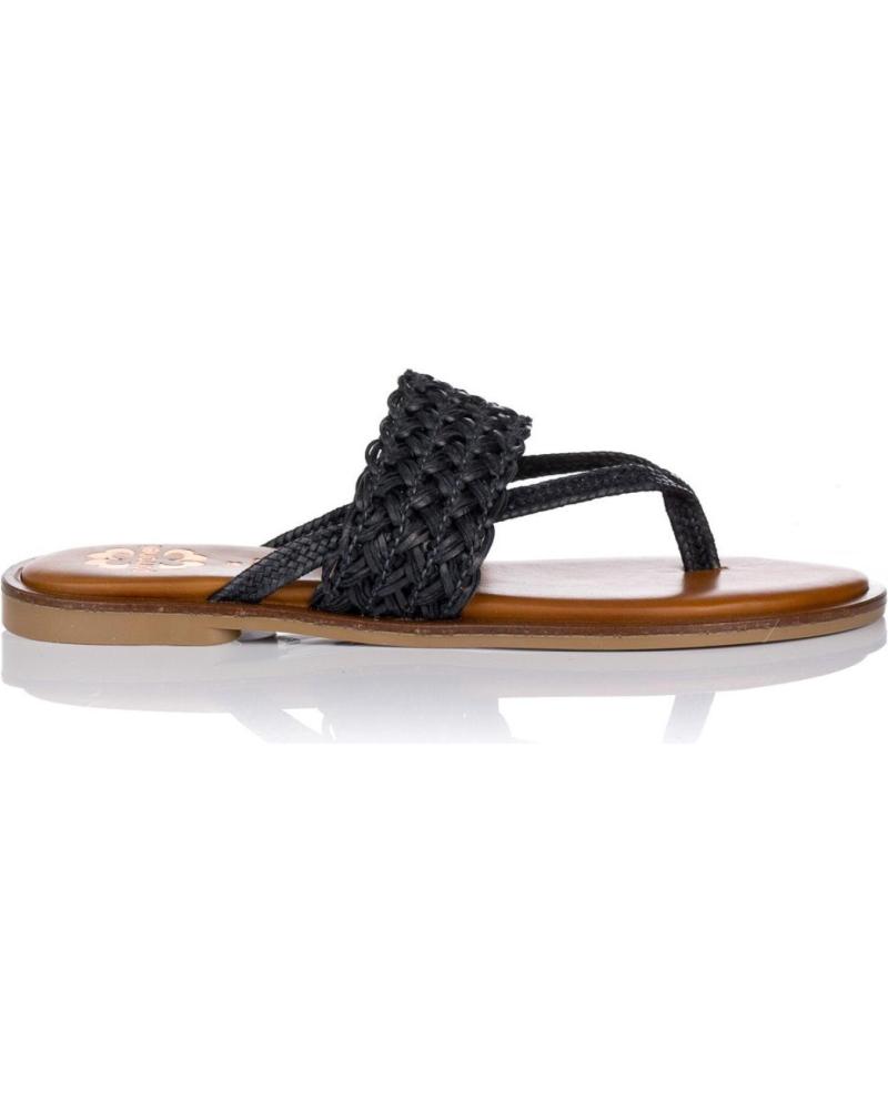 Sandalias De Mujer PORRONET SANDALIAS PLANAS 2815 NEGRAS NEGRO
