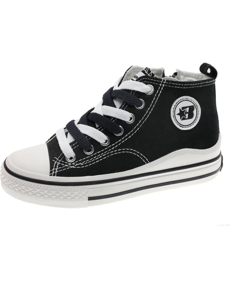 Deportivas de Niña y Niño BEPPI BOTA LONA BLACK