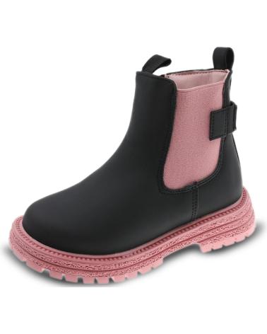 Boots BEPPI  für Mädchen BOTA CASUAL  BLACK - PINK