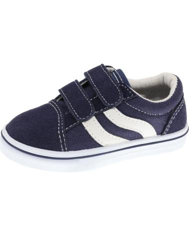 girl and boy Trainers BEPPI SAPATO CASUAL NAVY - WHITE