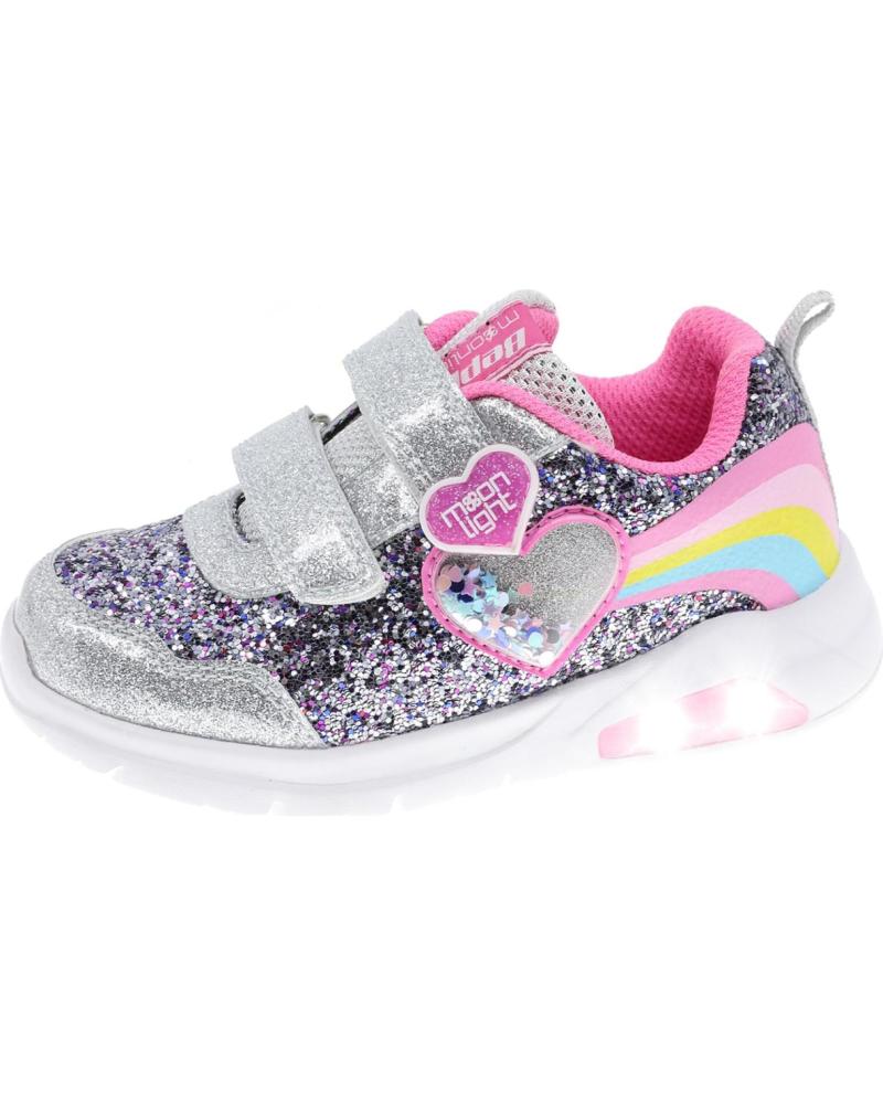 Esportes  de Menina BEPPI SAPATO COM LUZES SILVER