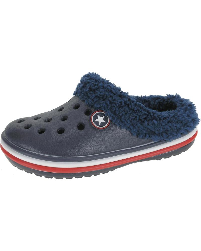 Zuecos BEPPI  de Niña y Niño CLOGS  NAVY BLUE