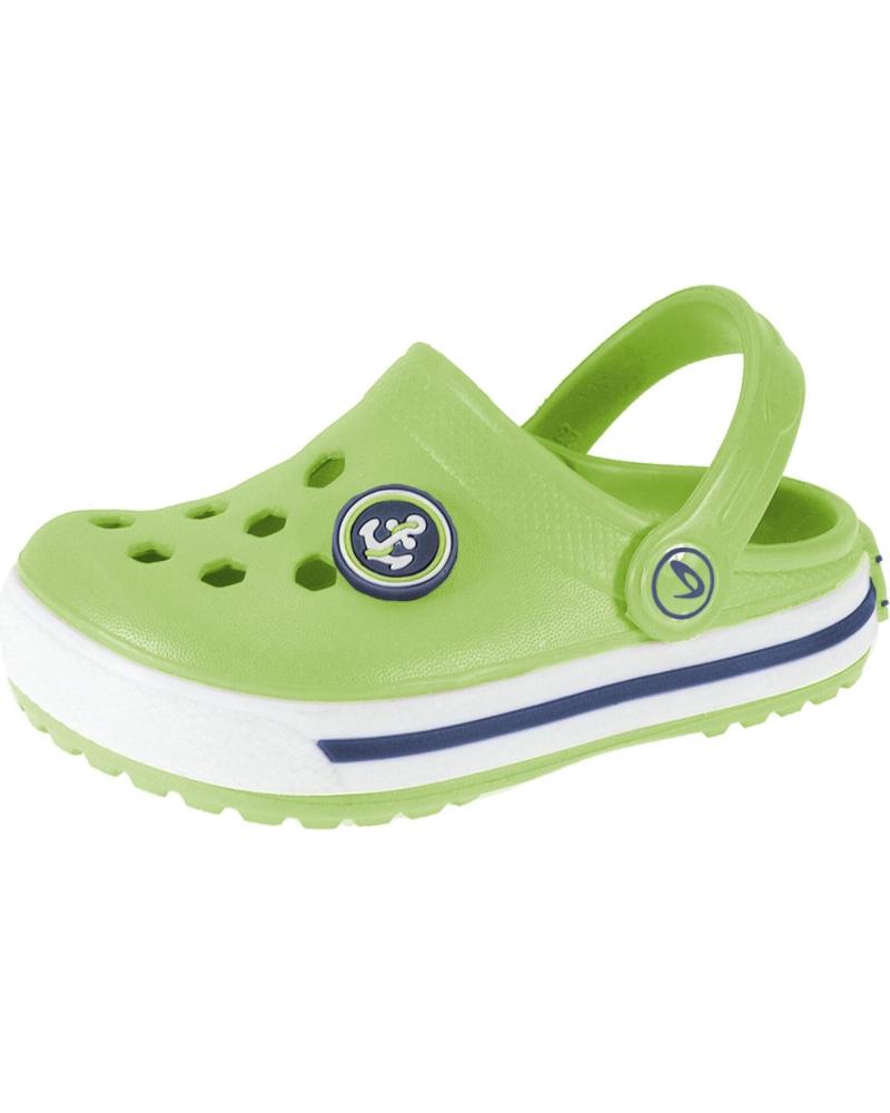 Zuecos de Niña y Niño BEPPI CLOGS LIGHT GREEN