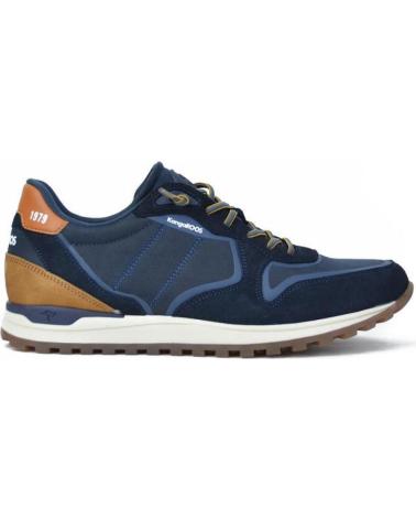 Man Zapatillas deporte KANGAROOS DEPORTIVAS DE HOMBRE 647-4  COMB MARINO-CUEROCOMB MARINO-CUERO
