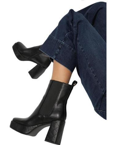 Botines LOLA CASADEMUNT  de Mujer BOTN TACN ACOLCHADO LF2405024  NEGRO