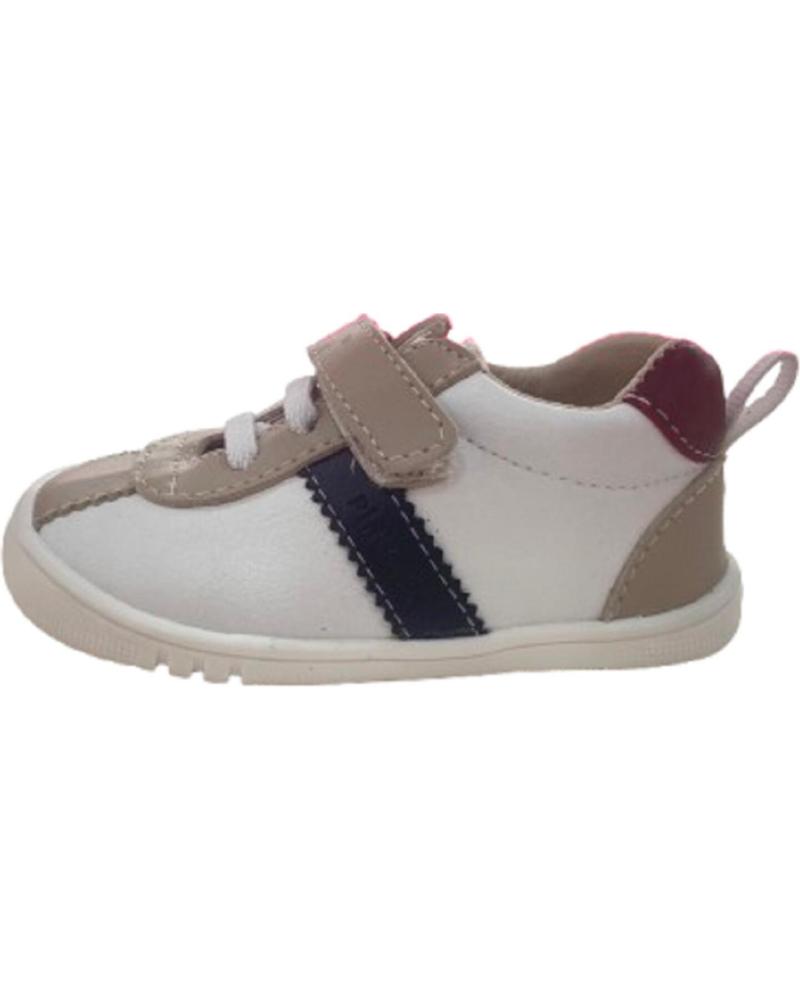Scarpe PIRUFIN  per Bambino ZAPATILLAS DE DEPORTE PIRUFLEX  BLANCO Y BEIGE