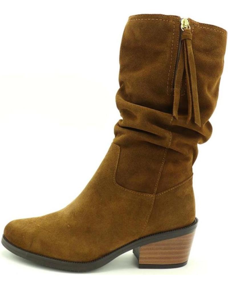 Botas OTRAS MARCAS de Mujer BOTA ARRUGADA ELIO PITTI 9019 TABACO Botas OTRAS MARCAS de Mujer BOTA ARRUGADA ELIO PITTI 9019 TABACO