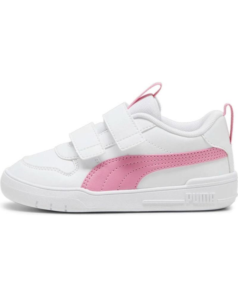 Deportivas PUMA  de Niña MULTIFLEX SL V INF ROSA 380741 27  BLANCO