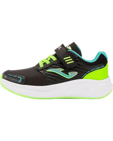 Deportivas JOMA  de Niña y Niño DEPORTIVA FURY F2401 TURQUESA  NEGRO