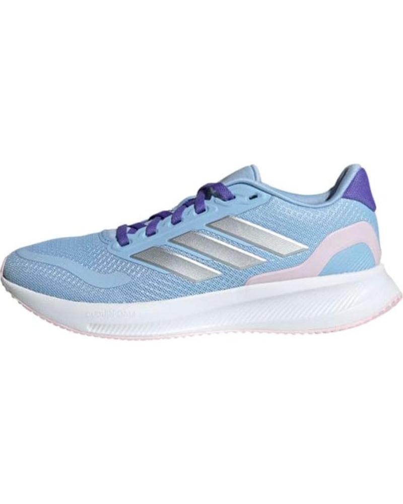 Deportivas de Mujer y Niña y Niño ADIDAS MODELO RUNFALCON 5 J PARA KIDS AZUL