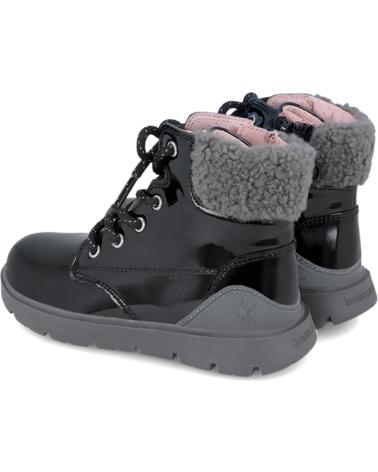 Botines BIOMECANICS  de Niña BOTA PARA CHICA 241211 CHAROL  NEGRO